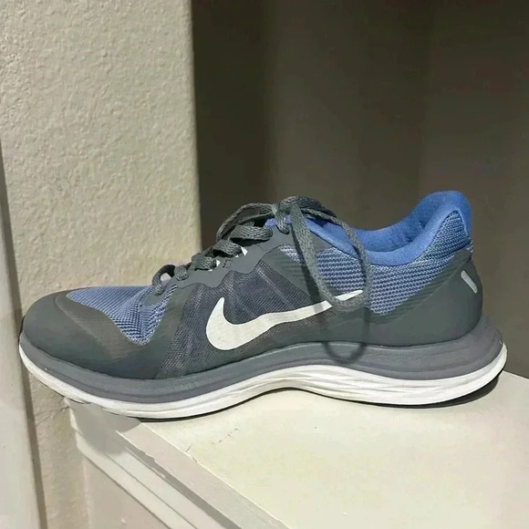 Nike Womens Dual Fusion X2 819318-002 Gray Blue Running Shoes Sneakers Size 7 - Picture 3 of 9